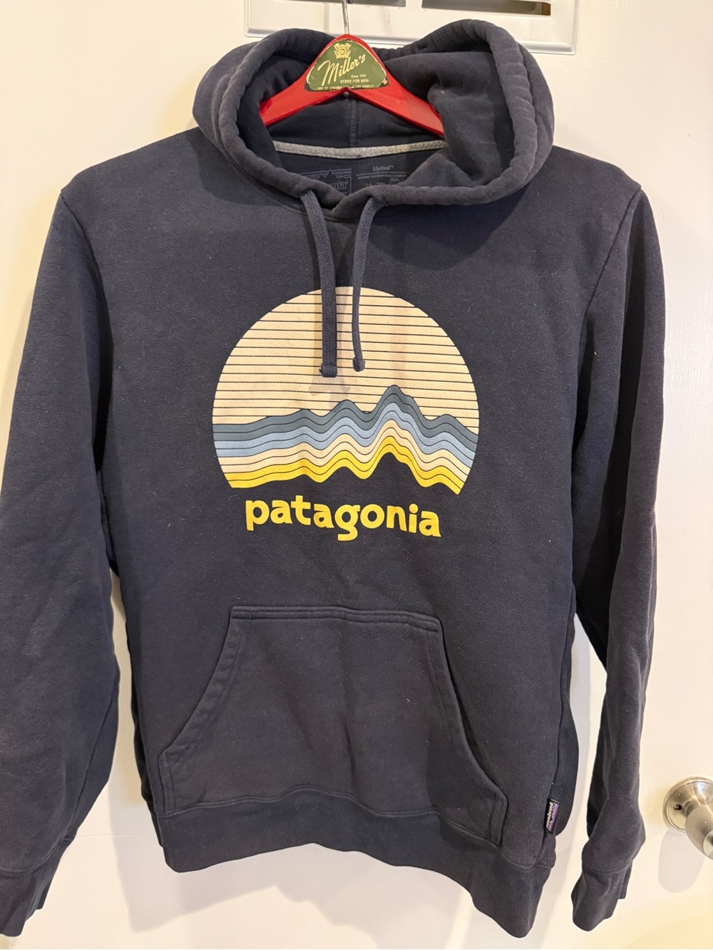 Patagonia Navy organic cotton Hoodie